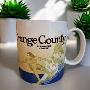Starbucks Orange County Coffee Mug Global  Icon  Collector Series 16 oz